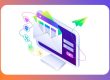 imagem de um monitor com uma ferramenta de e-mail marketing.